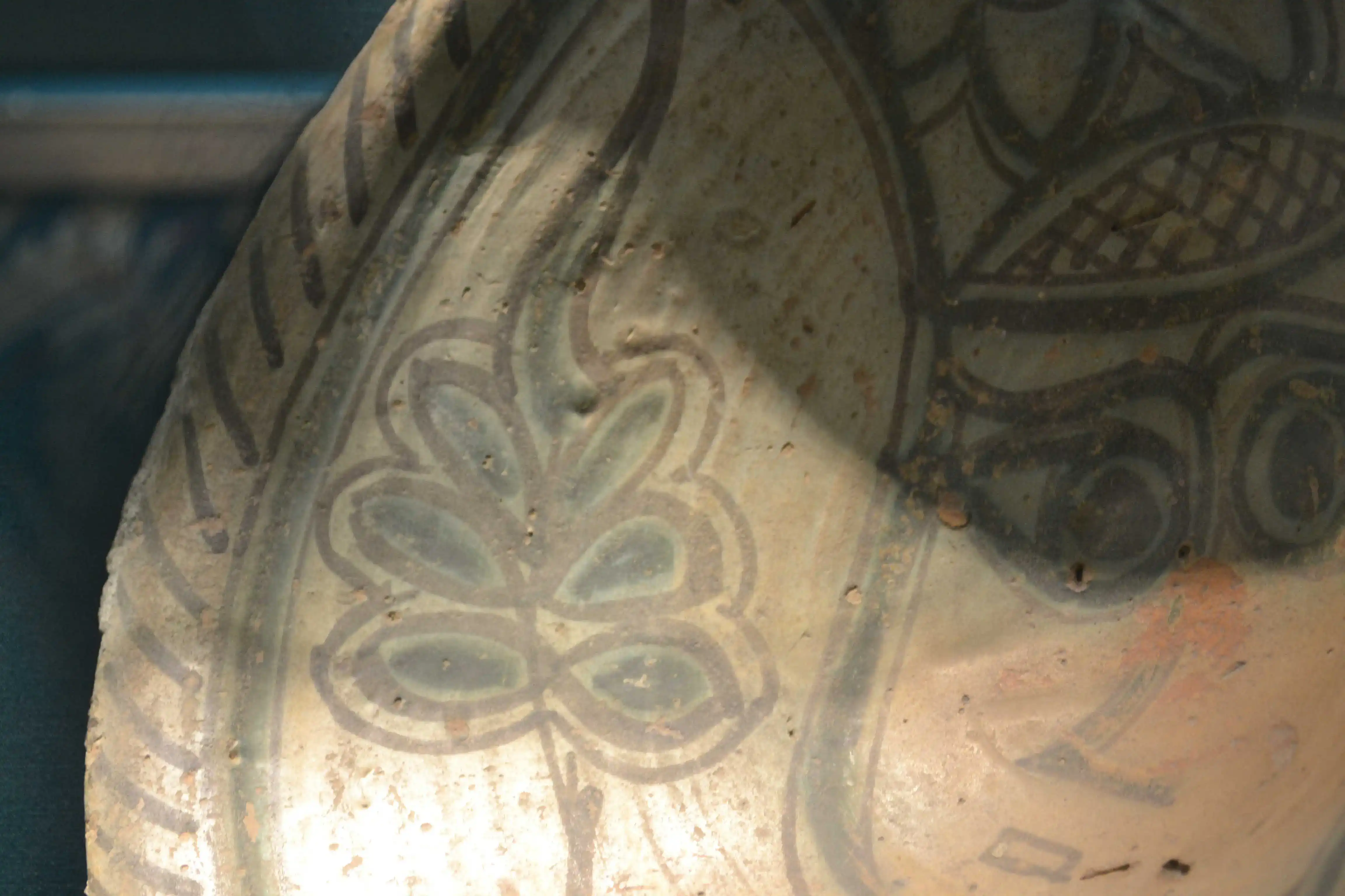 Dish with Crowned Woman Design