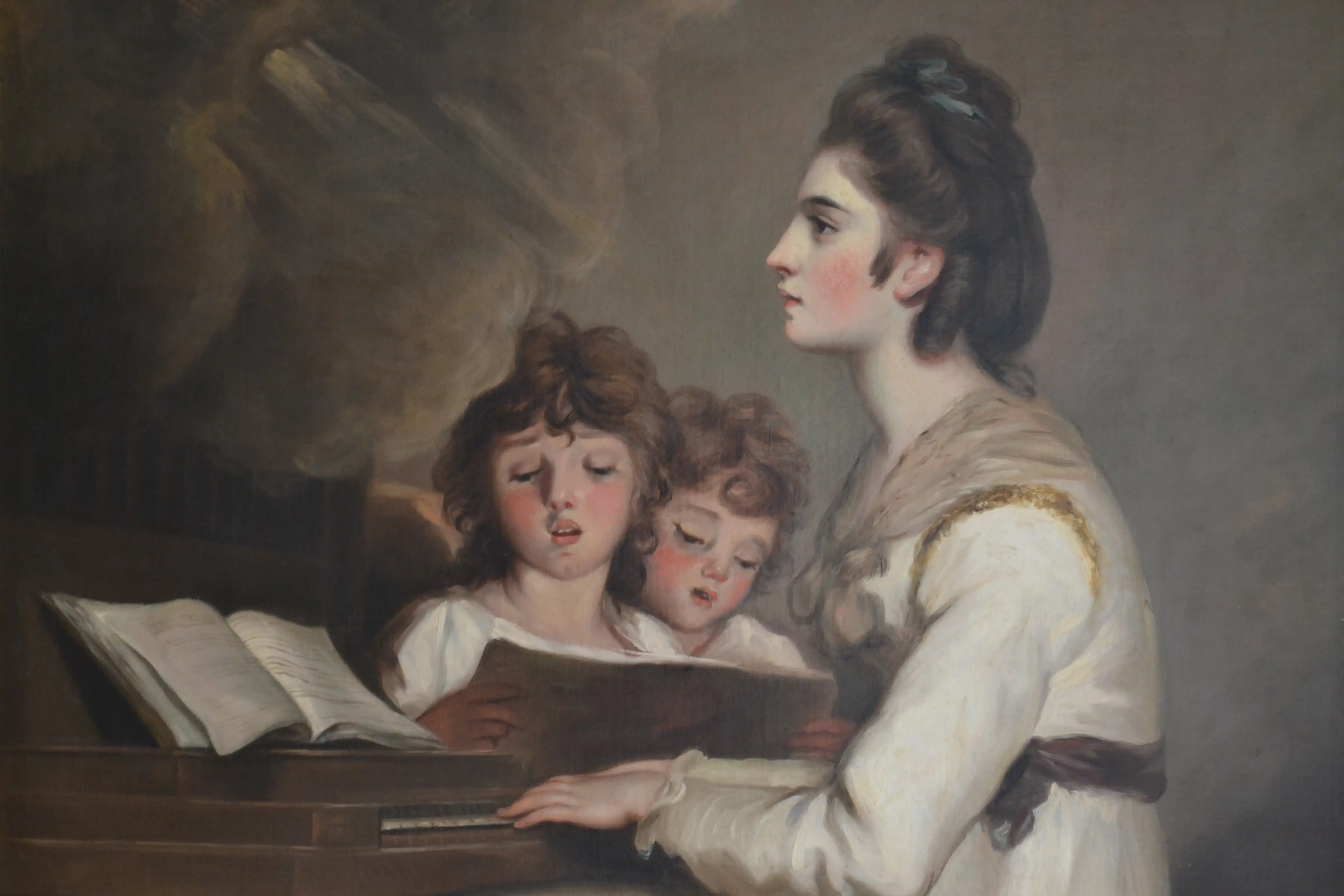 Elizabeth Sheridan as St Cecilia